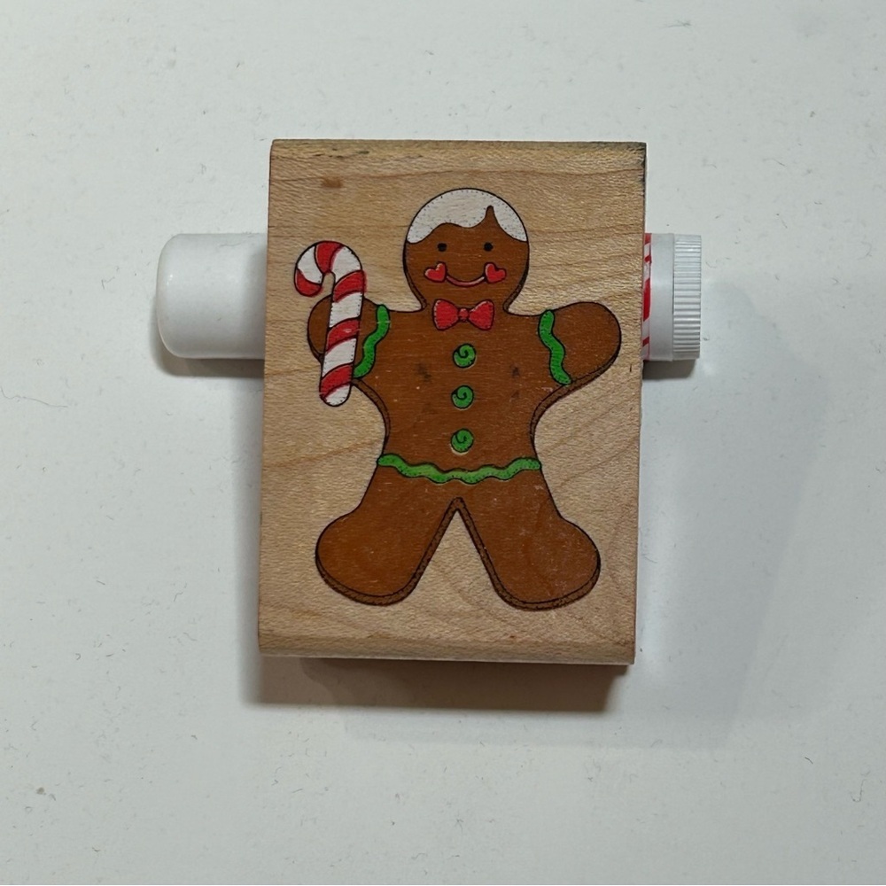 Rubber Stampede Gingerbread Man Rubber Stamp